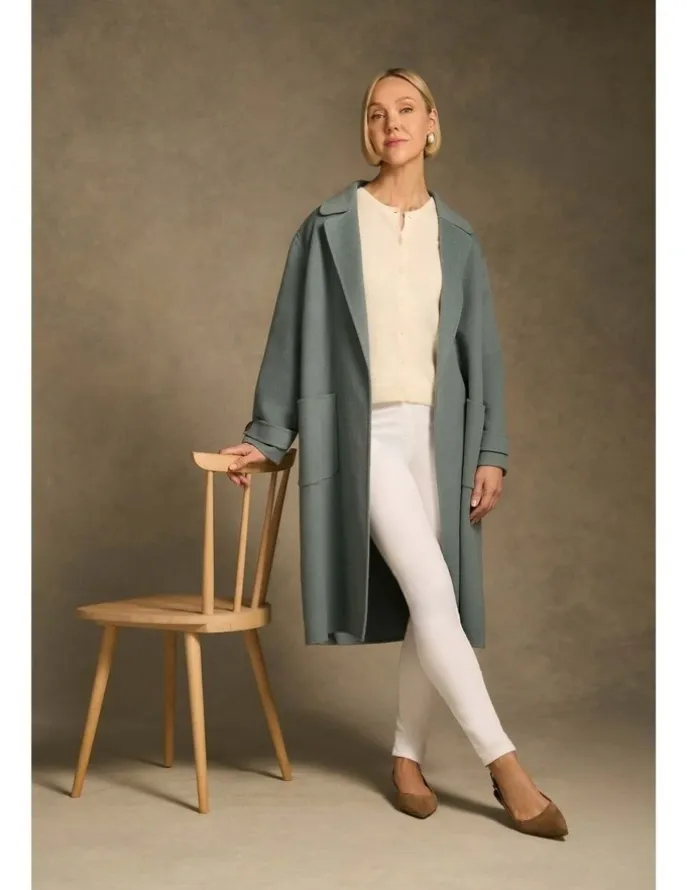 Blue Illusion Bengajean(R) Full Length Skinny Leg - White