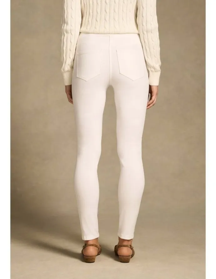 Blue Illusion Bengajean(R) Full Length Skinny Leg - White