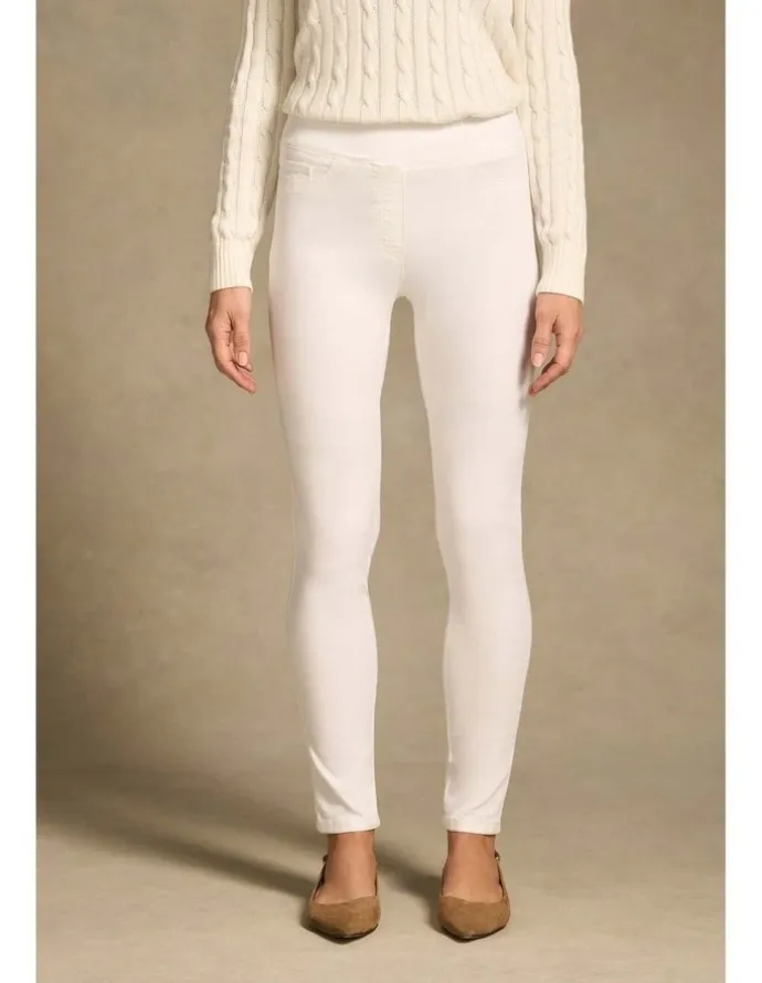 Blue Illusion Bengajean(R) Full Length Skinny Leg - White