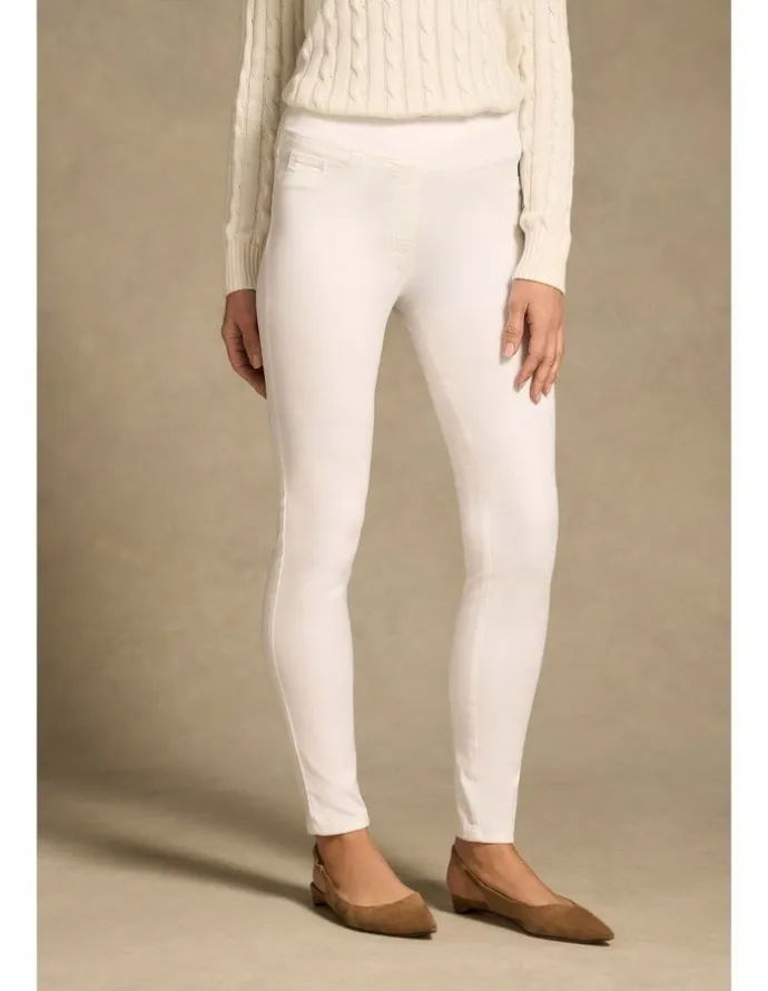 Blue Illusion Bengajean(R) Full Length Skinny Leg - White