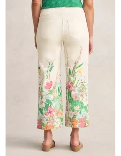 Blue Illusion Bengajean(R) 7/8 Relaxed Fit - Botanical Print