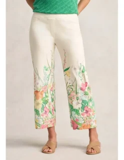 Blue Illusion Bengajean(R) 7/8 Relaxed Fit - Botanical Print