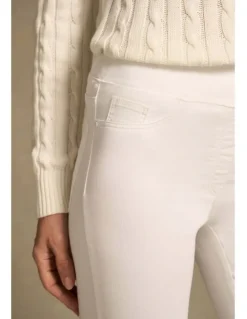 Blue Illusion Bengajean(R) 7/8 Skinny Leg - White