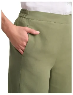 Blue Illusion High Waisted Pant - Sage Green