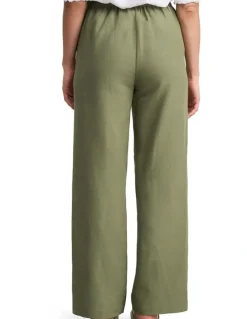 Blue Illusion High Waisted Pant - Sage Green