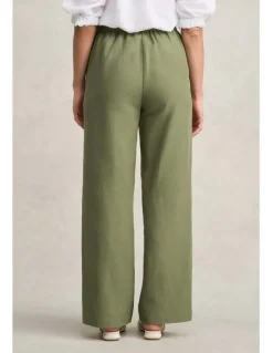 Blue Illusion High Waisted Pant - Sage Green