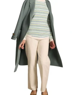 Blue Illusion Jacquard Cotton Jumper - Multi-Colour Dot