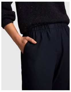 Blue Illusion 7/8th Boiled Wool Pant - Indigo