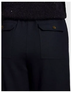 Blue Illusion 7/8th Boiled Wool Pant - Indigo