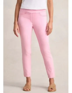 Blue Illusion Bengajean(R) Embroidered Pocket - Petal Pink