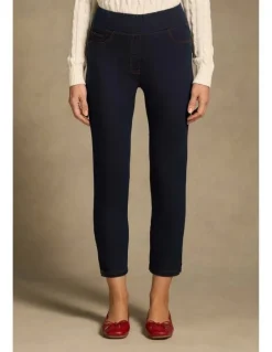 Blue Illusion Bengajean(R) Good Earth Cotton(R) 3/4 Slim Leg - Clean Denim Blue