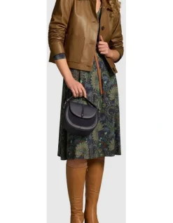 Blue Illusion Jersey Midi Dress - Winter Chintz Print