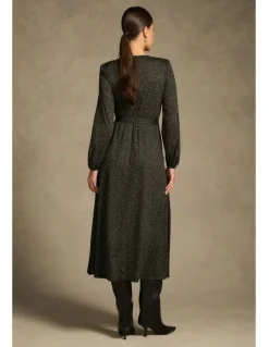 Blue Illusion Mercerised Cotton Dress - Dappled Print