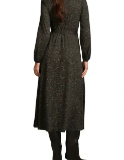 Blue Illusion Mercerised Cotton Dress - Dappled Print