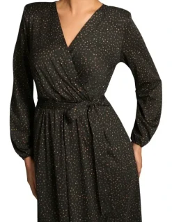 Blue Illusion Mercerised Cotton Dress - Dappled Print