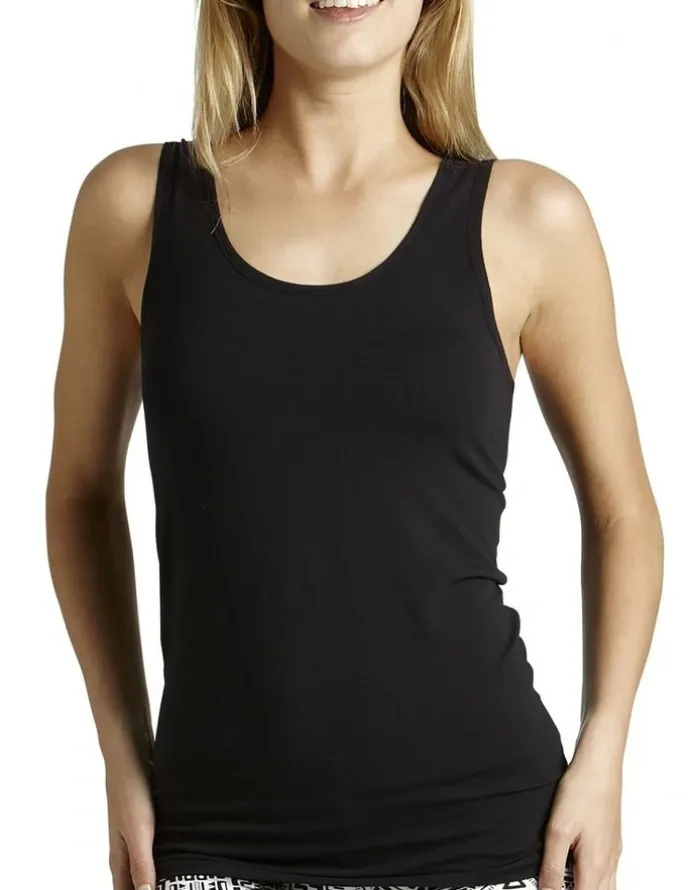 Bonds Basics Chesty Singlet in Black