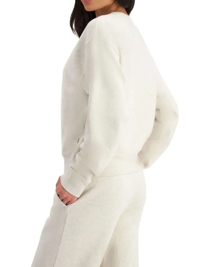 Bonds Cotton Sweat Fleece Pullover in Polar Marle