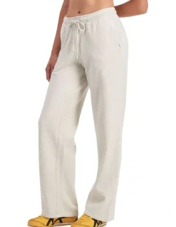 Bonds Cotton Sweats Fleece Straight Leg Trackie in Polar Marle