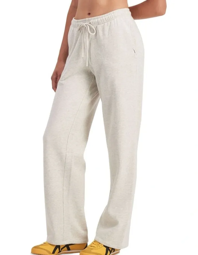 Bonds Cotton Sweats Fleece Straight Leg Trackie in Polar Marle
