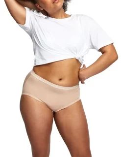 Bonds Cottontails Full Brief 3 Pack in Beige