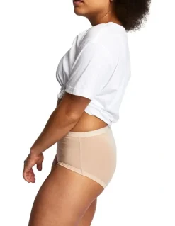 Bonds Cottontails Full Brief 3 Pack in Beige