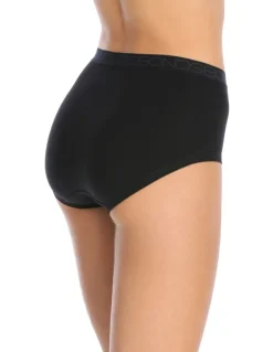 Bonds Cottontails Full Brief 3 Pack in Black