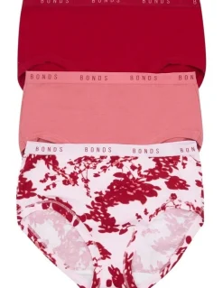 Bonds Cottontails Full Brief 3 Pack in Multi