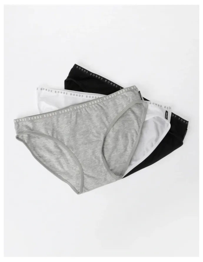 Bonds Hipster Bikini 3 Pack in Grey