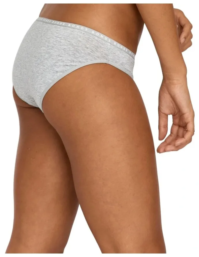 Bonds Hipster Bikini Brief 3 Pack in Grey