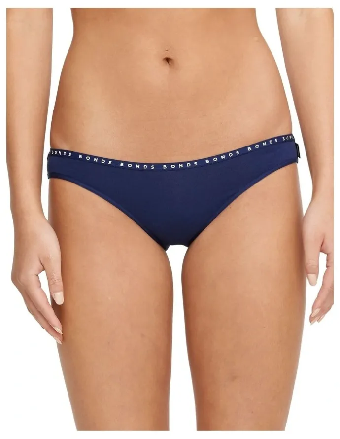 Bonds Hipster Bikini Brief 3 Pack in Navy