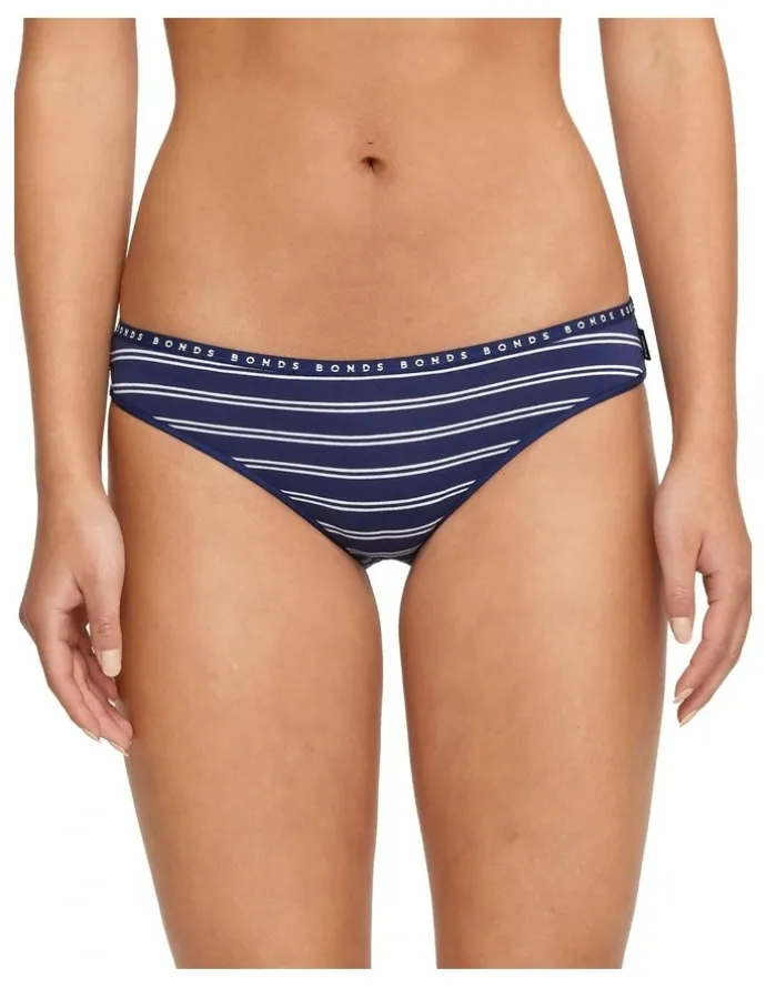 Bonds Hipster Bikini Brief 3 Pack in Navy