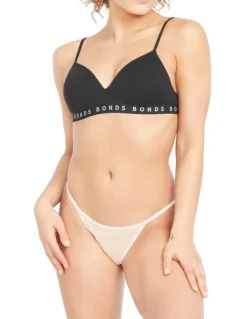 Bonds Hipster Gee Brief 3 Pack in Black