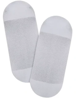 Bonds Mesh Footlet Pack Of 2 in White