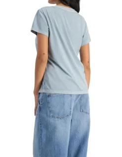 Bonds Midweight Crew Tee in Blue Jeans