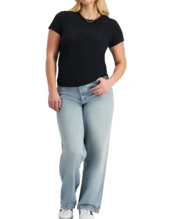 Bonds Midweight Crew Tee in Black