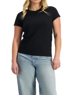 Bonds Midweight Crew Tee in Black