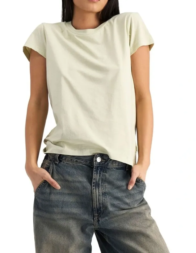 Bonds Midweight Crew Tee in Remixed Sage