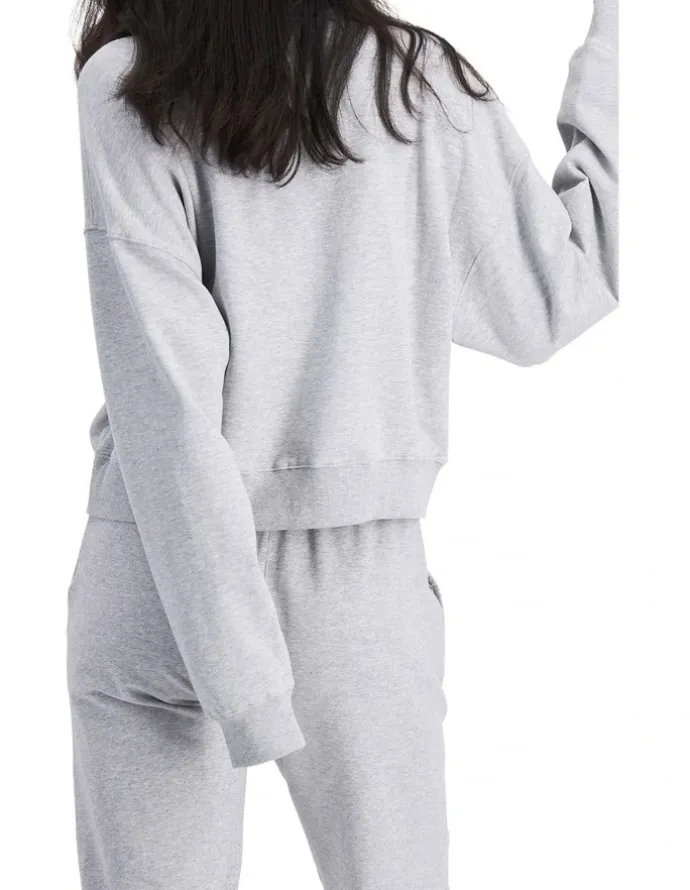 Bonds Move Half Zip Pullover Jumpers in New Grey Marle
