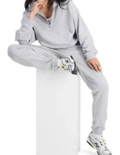Bonds Move Half Zip Pullover Jumpers in New Grey Marle