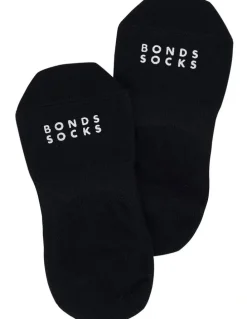 Bonds Originals No Show Socks 2 Pack in Black
