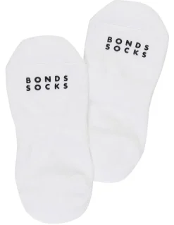 Bonds Originals No Show Socks 2 Pack in White