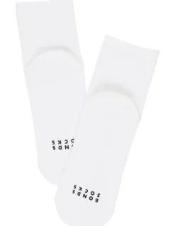 Bonds Originals Quarter Crew Rib Socks 2 Pack in White