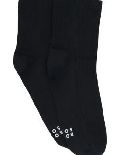 Bonds Originals Quarter Crew Rib Socks 2 Pack in Black