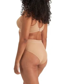 Bonds Retro Rib Seamless Hi Hi in Blush