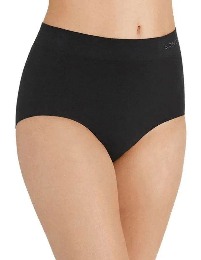 Bonds Seamless Full Brief in Black