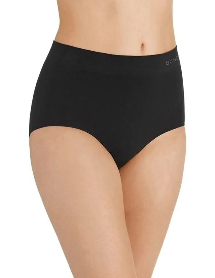 Bonds Seamless Full Brief in Black