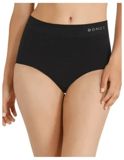 Bonds Seamless Full Brief in Black