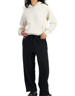 Bonds Sweats Cotton Fleece Barrel Leg Trackie Pant in Nu Black