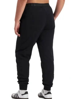 Bonds Sweats Cotton Logo Skinny Trackie in Black