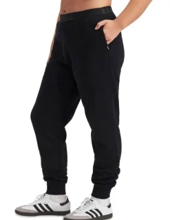 Bonds Sweats Cotton Logo Skinny Trackie in Black